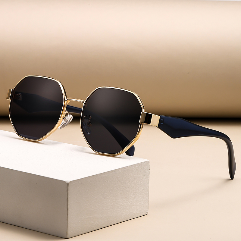 Óculos de Sol Retro com Armaçã - Men'S Fashion Round Glasses avaliação e preço