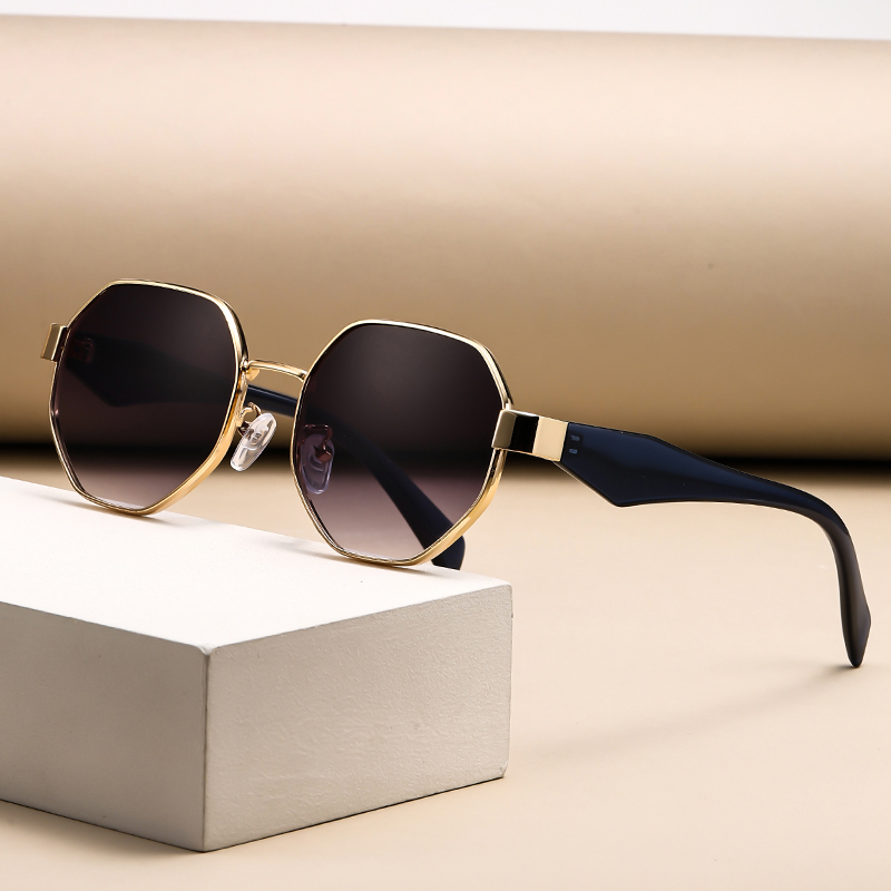 Óculos de Sol Retro com Armaçã - Men'S Fashion Round Glasses avaliação e preço