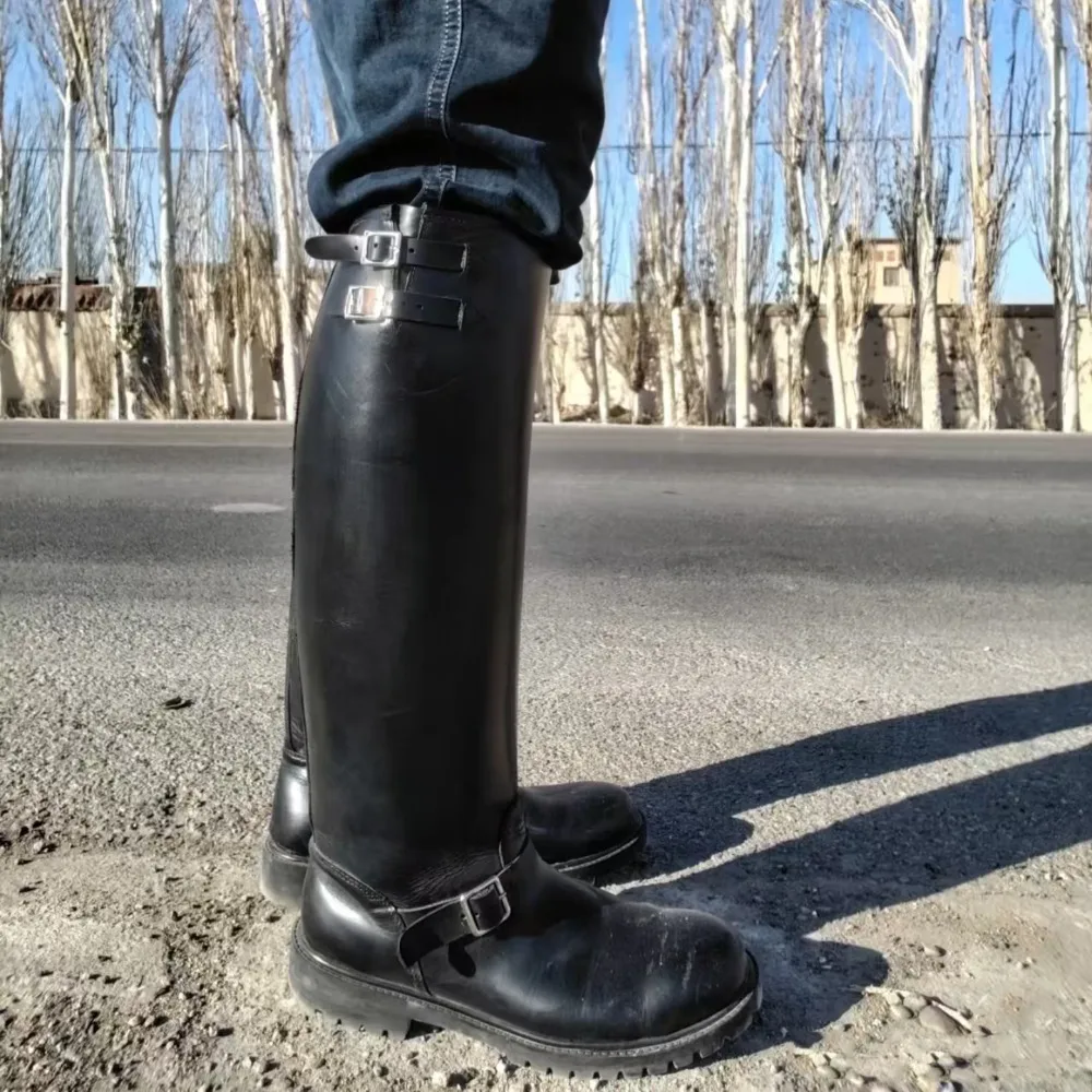 Moda masculina de couro genuín - Chelsea Boots Men avaliação e preço