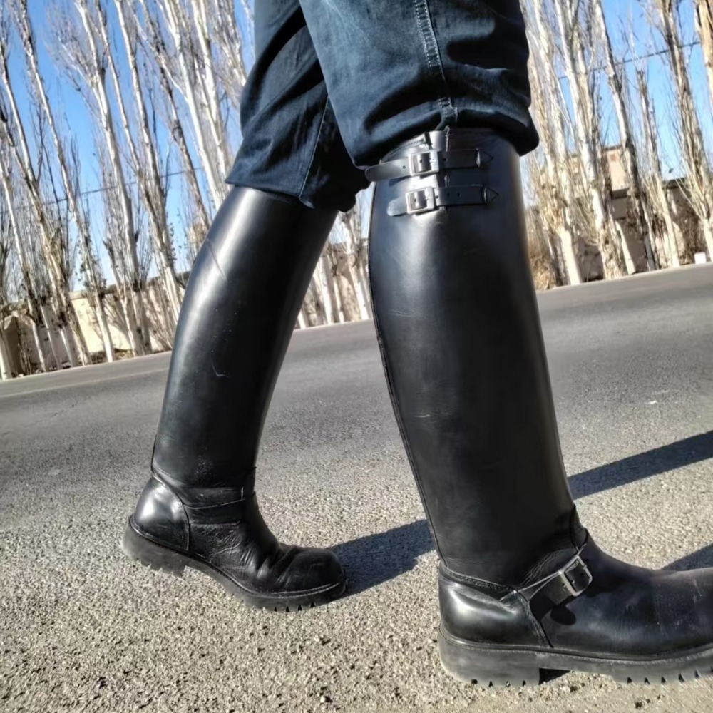 Moda masculina de couro genuín - Chelsea Boots Men avaliação e preço