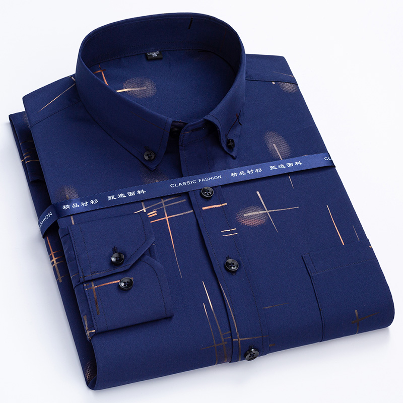 Camisa xadrez de manga longa m - Dress Shirt Non-Iron avaliação e preço