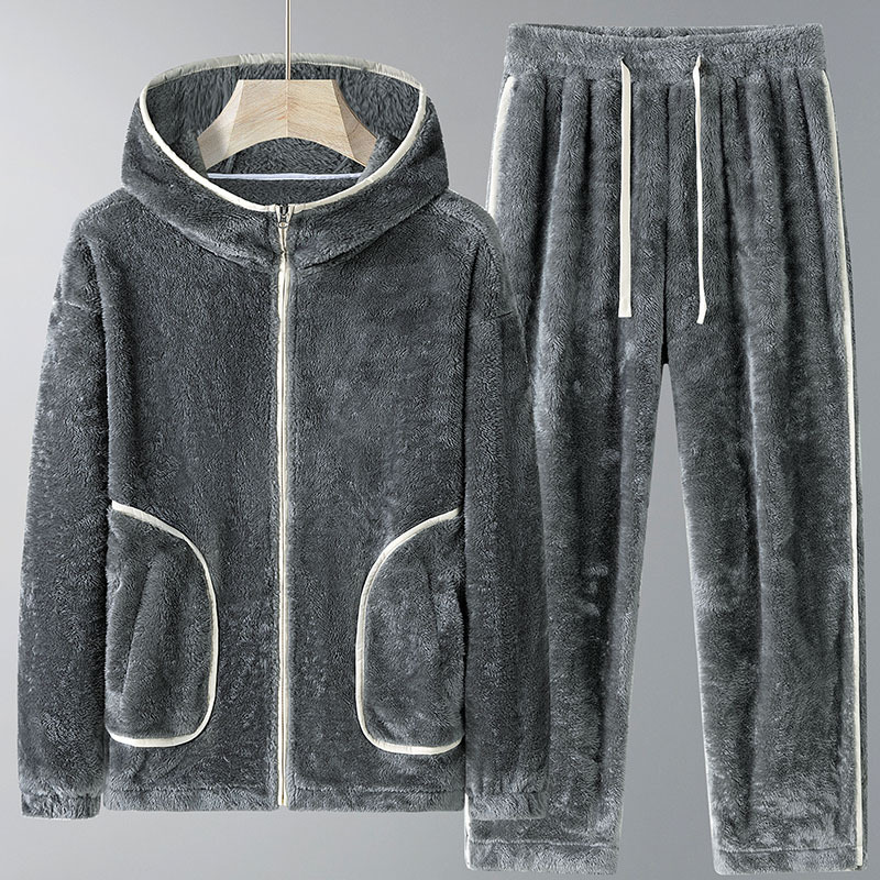 Conjunto de Moletom Masculino  - Mens Fashion Zip Up avaliação e preço