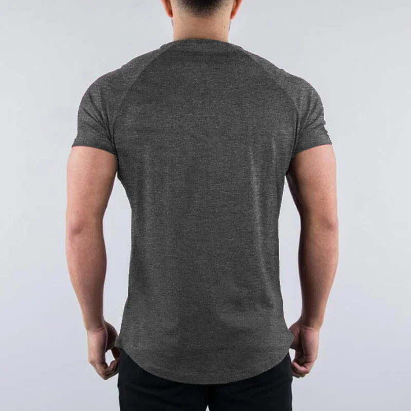 Camiseta de algodão de manga c - Muscle Tee Workout avaliação e preço