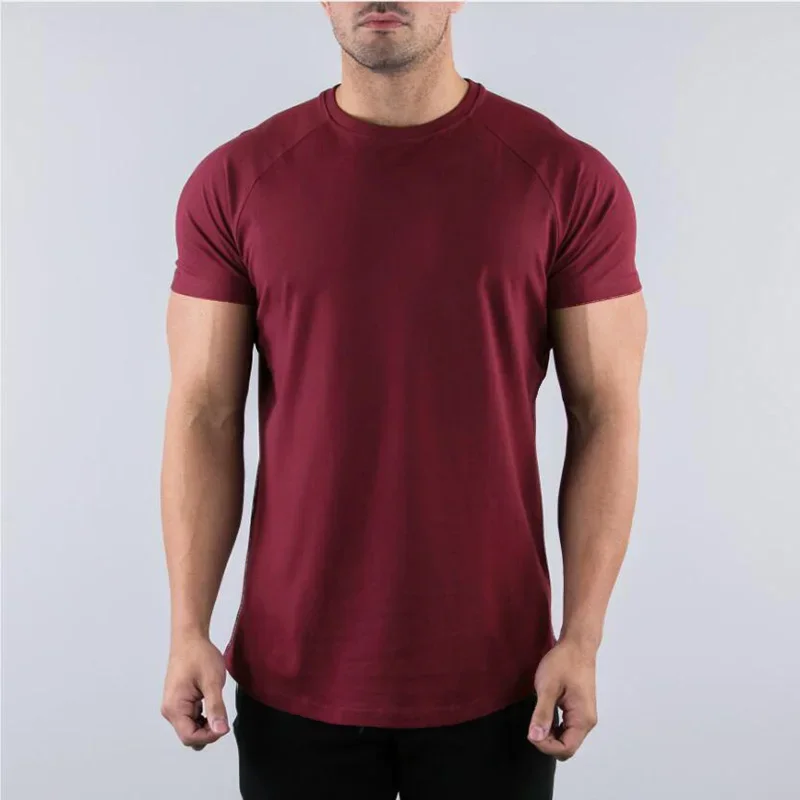 Camiseta de algodão de manga c - Muscle Tee Workout avaliação e preço