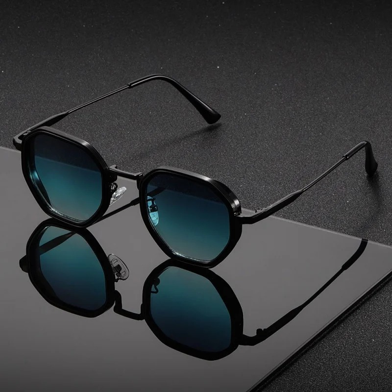 1 Par de Óculos de Sol Unissex - Men'S Fashion Round Glasses avaliação e preço