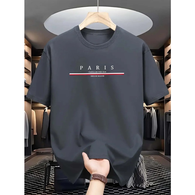 Camiseta masculina 100% algodã - Paris Fashion Men avaliação e preço