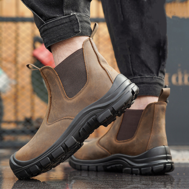 Tamanho grande moda masculina  - Chelsea Boots Men avaliação e preço