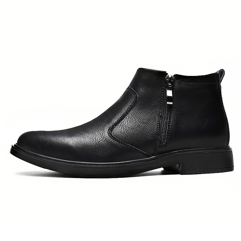 Novos Sapatos de Couro de Cano - Chelsea Boots Men avaliação e preço