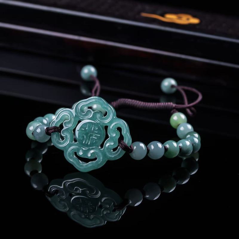 Pulseira de Jadeíta Natural Gr - Men'S Fashion avaliação e preço