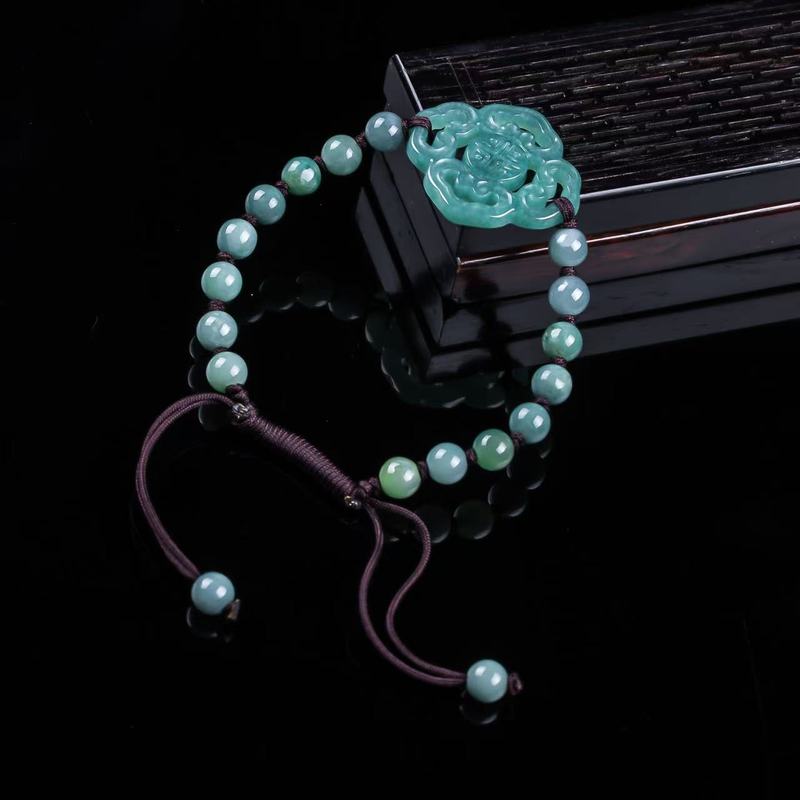 Pulseira de Jadeíta Natural Gr - Men'S Fashion avaliação e preço