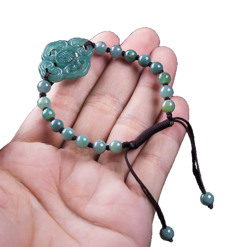 Pulseira de Jadeíta Natural Gr - Men'S Fashion avaliação e preço