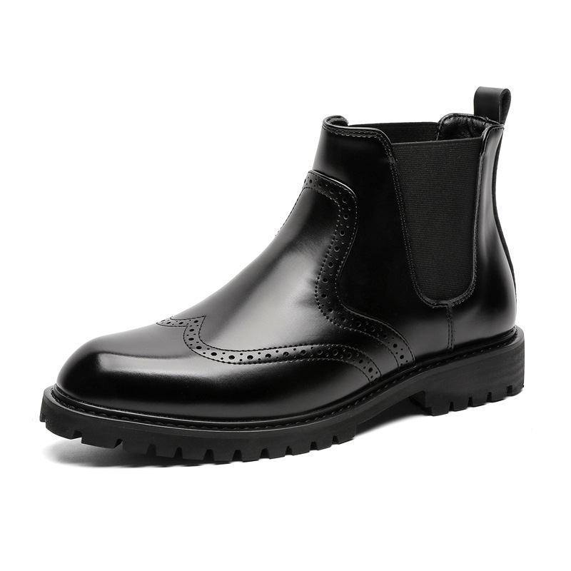 Tamanho grande moda masculina  - Chelsea Boots Men avaliação e preço