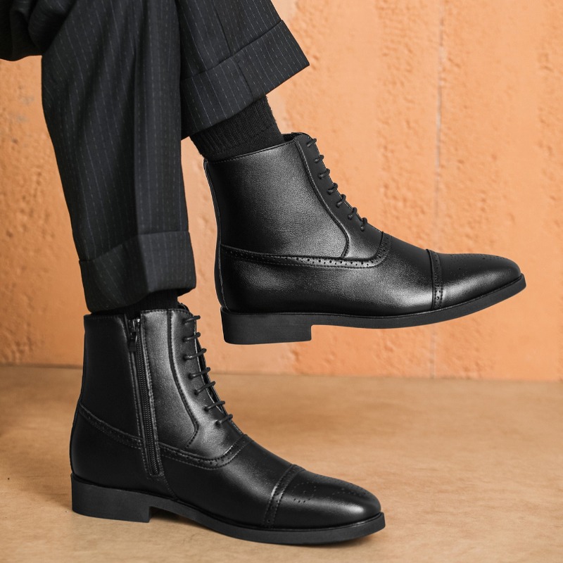 Botas masculinas de luxo novos - Chelsea Boots Men avaliação e preço