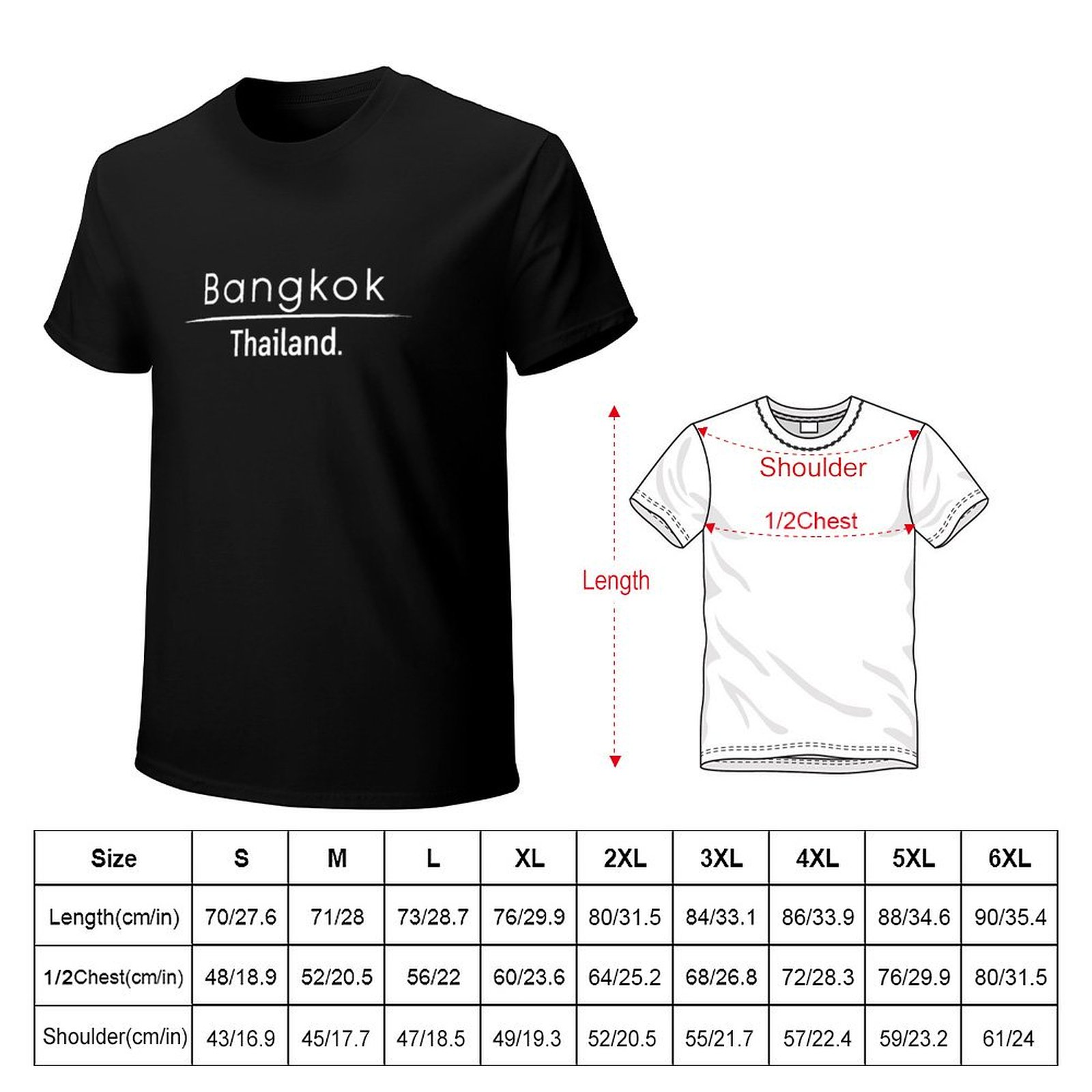 Camiseta de Moda com Estampa C - Mens Fashion Bangkok avaliação e preço