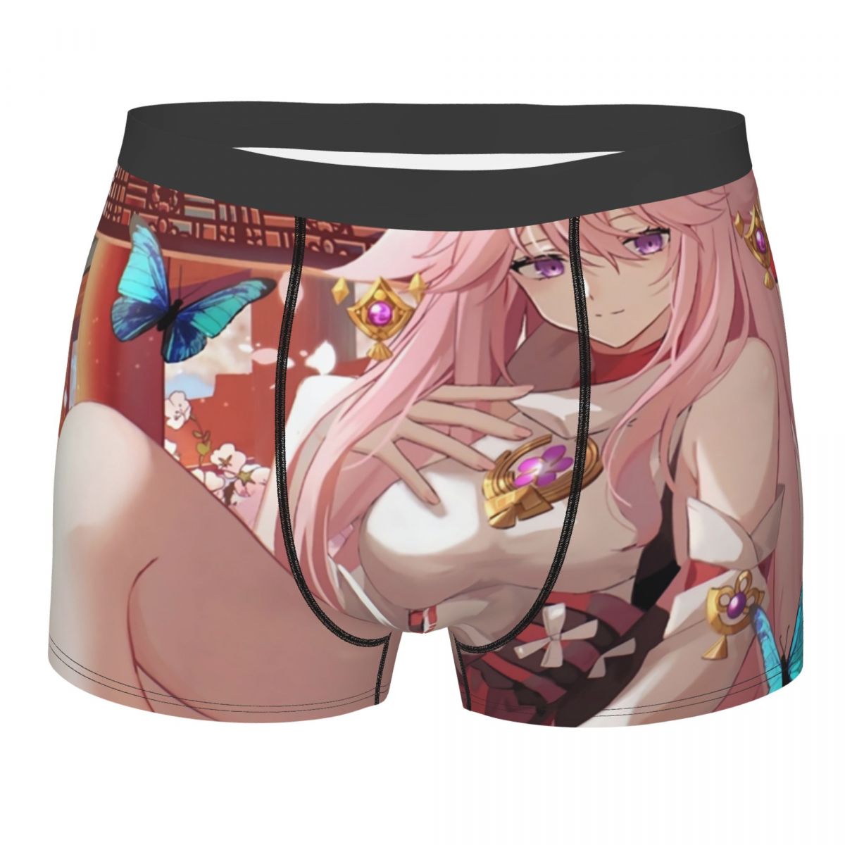 Genshin Impact Yae Miko Boxer  - Men'S Fashion Underwear avaliação e preço