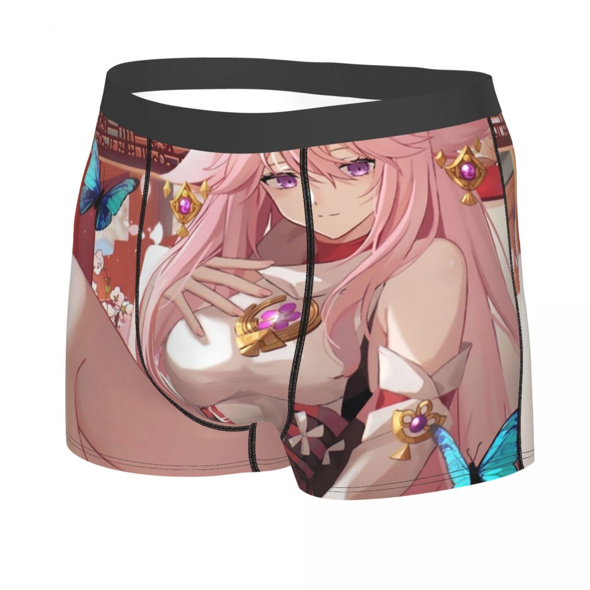 Genshin Impact Yae Miko Boxer  - Men'S Fashion Underwear avaliação e preço