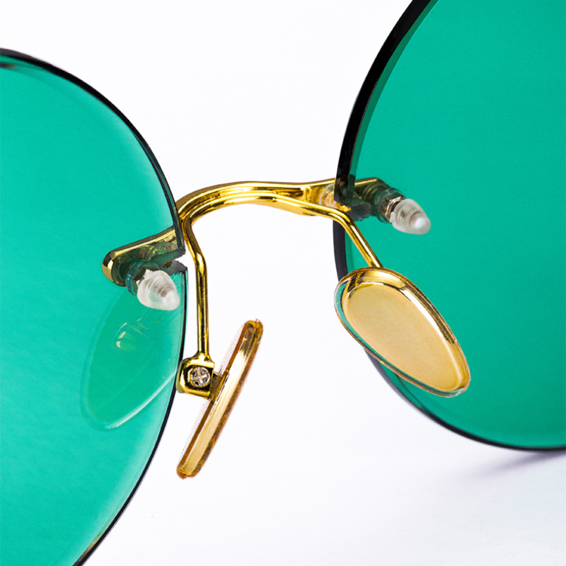 Óculos de Sol Clássicos Sem Ar - Men'S Fashion Round Glasses avaliação e preço