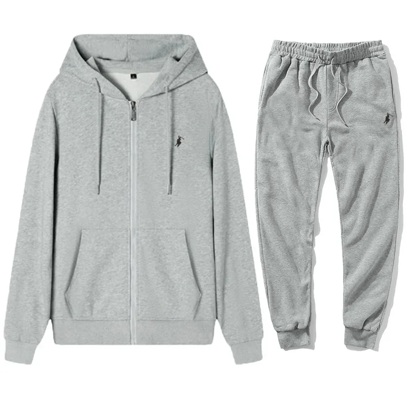 Conjunto de Moletom Clássico M - Mens Fashion Zip Up avaliação e preço