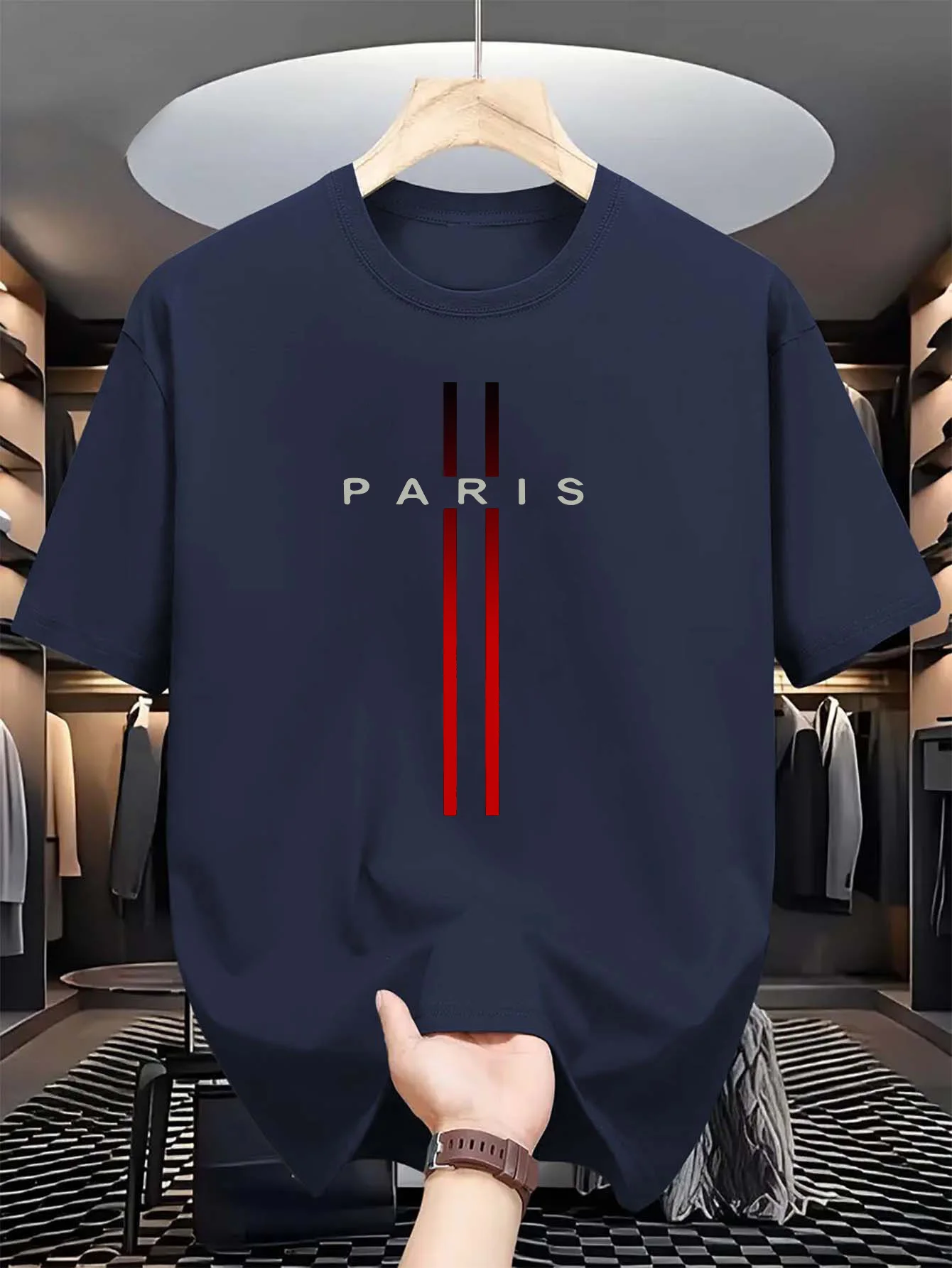 Camiseta masculina 100% algodã - Paris Fashion Men avaliação e preço
