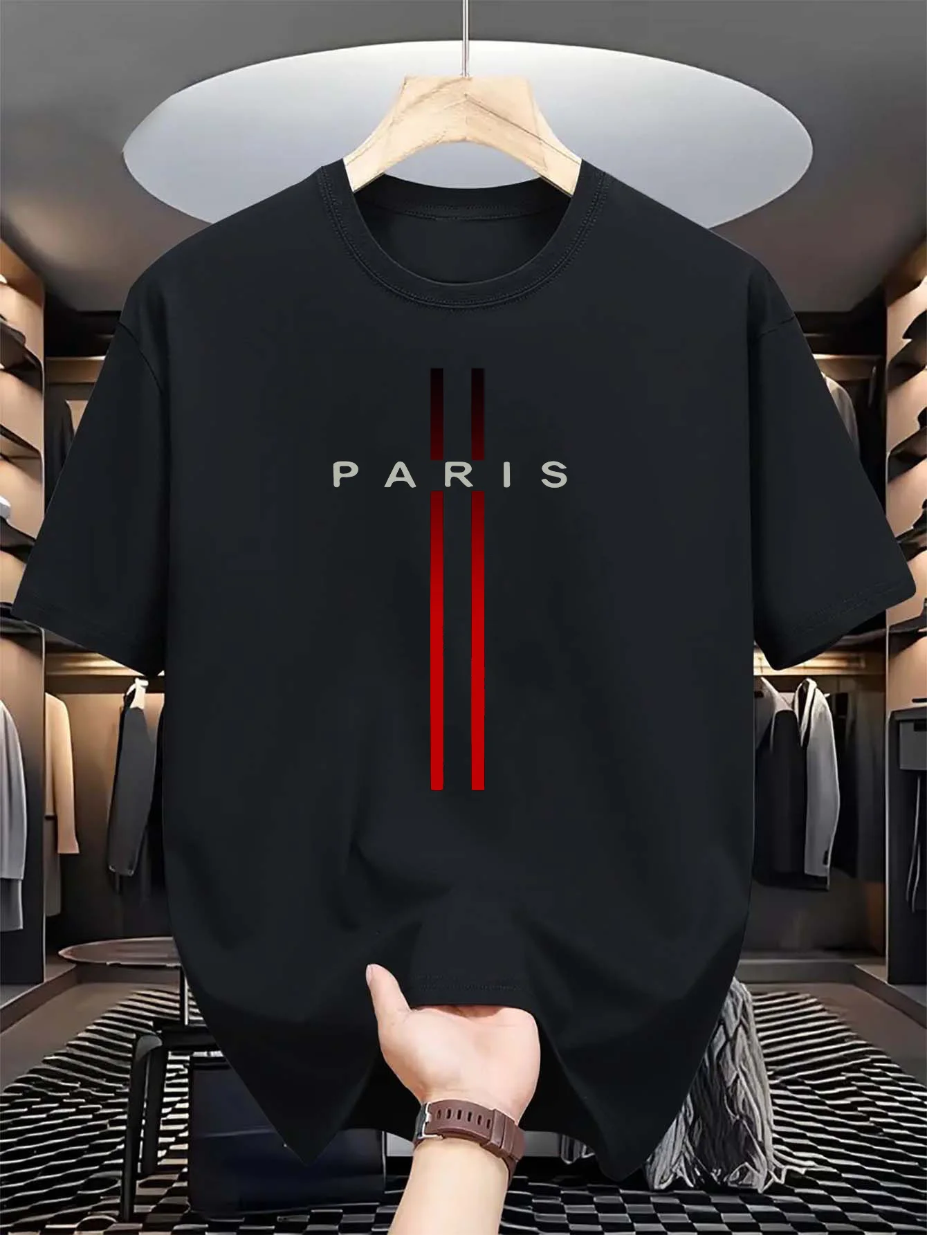 Camiseta masculina 100% algodã - Paris Fashion Men avaliação e preço