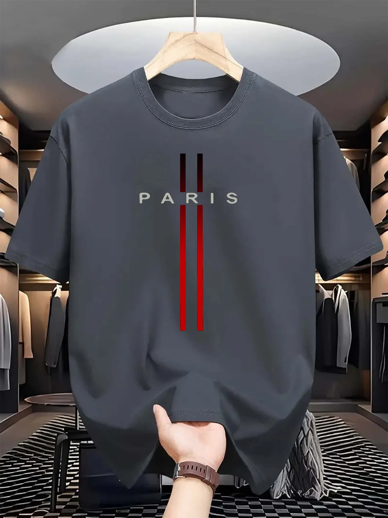 Camiseta masculina 100% algodã - Paris Fashion Men avaliação e preço