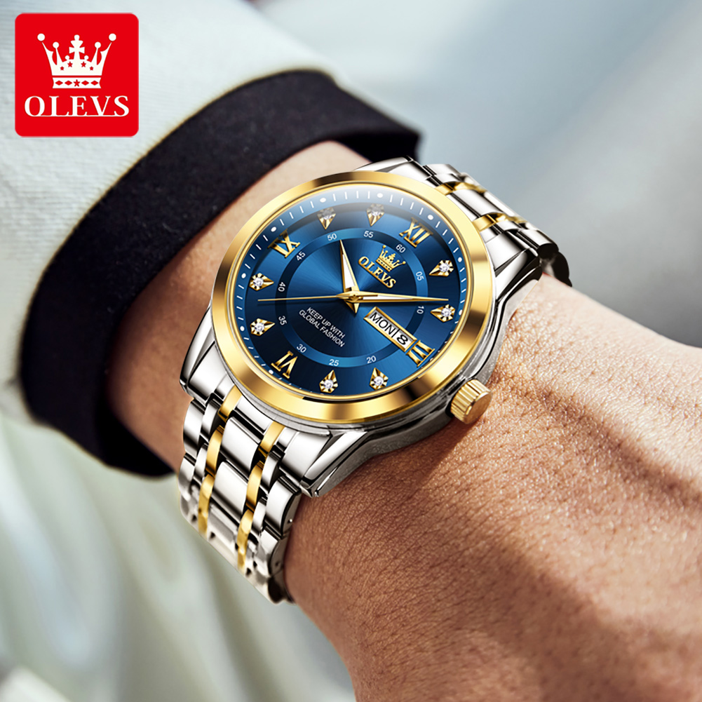 Olevs marca moda relógios masc - Fashion Mens Watches avaliação e preço