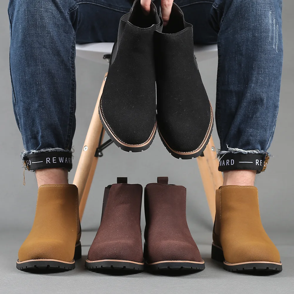Botas de tornozelo masculinas  - Chelsea Boots Men avaliação e preço