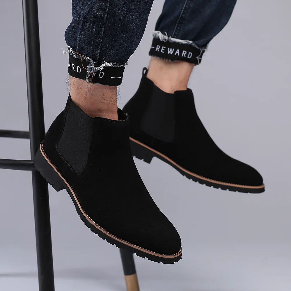 Botas de tornozelo masculinas  - Chelsea Boots Men avaliação e preço
