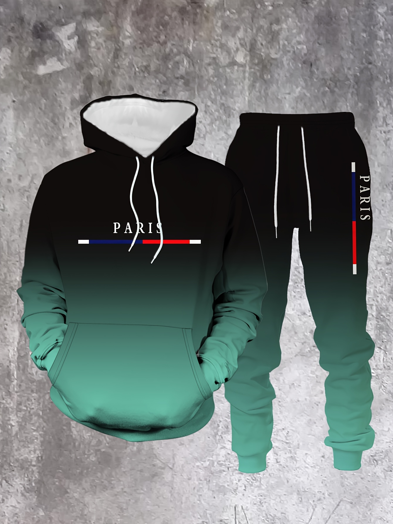 Cor gradiente paris agasalho r - Paris Fashion Men avaliação e preço