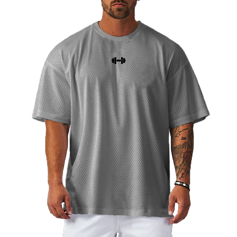 Oversized solto manga curta ca - Muscle Tee Workout avaliação e preço
