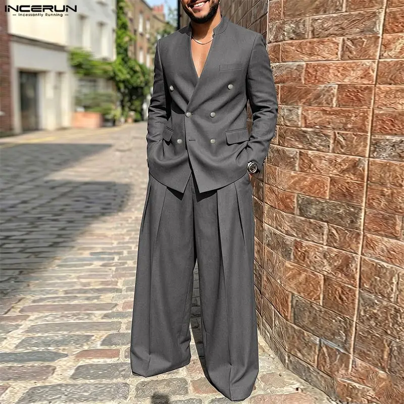 Conjuntos Masculinos INCERUN,  - Mens Fashion Streetwear avaliação e preço