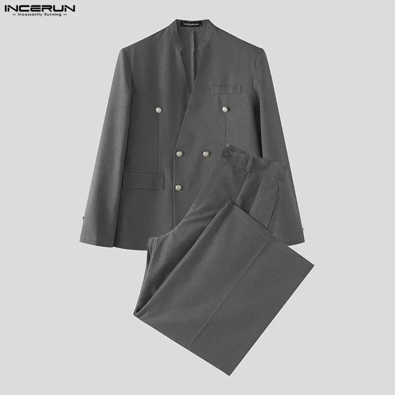 Conjuntos Masculinos INCERUN,  - Mens Fashion Streetwear avaliação e preço