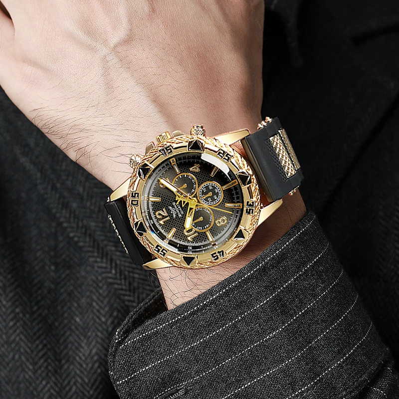 1pc surpresa mistério relógio  - Fashion Mens Watches avaliação e preço