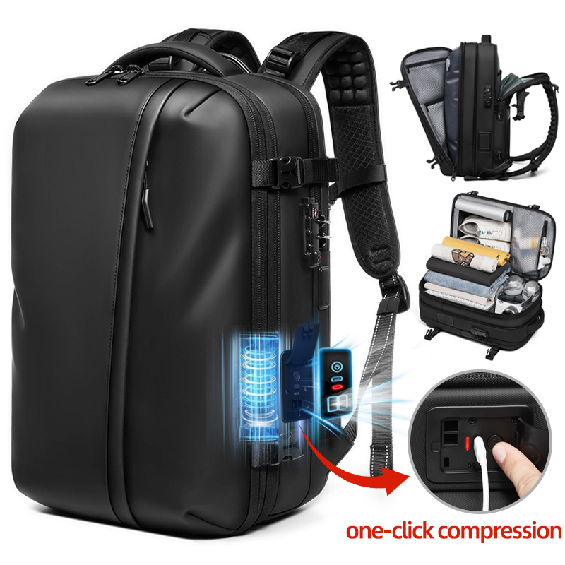 Mochila de Viagem Masculina co - Mens Fashion Zip Up avaliação e preço