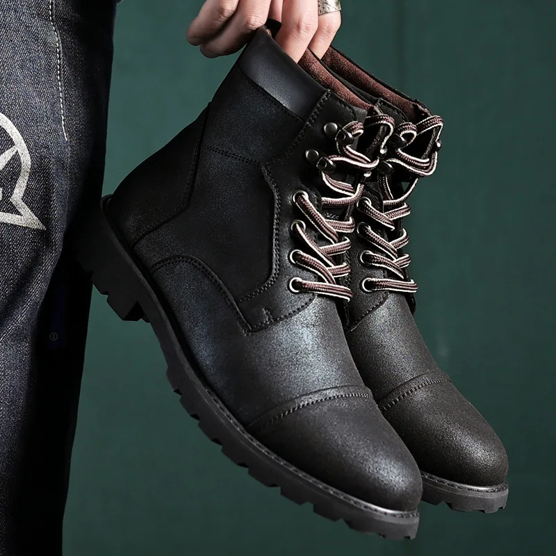 Outono inverno botas masculina - Chelsea Boots Men avaliação e preço