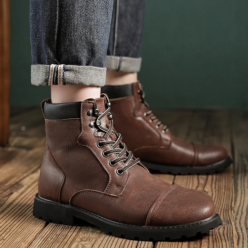 Outono inverno botas masculina - Chelsea Boots Men avaliação e preço