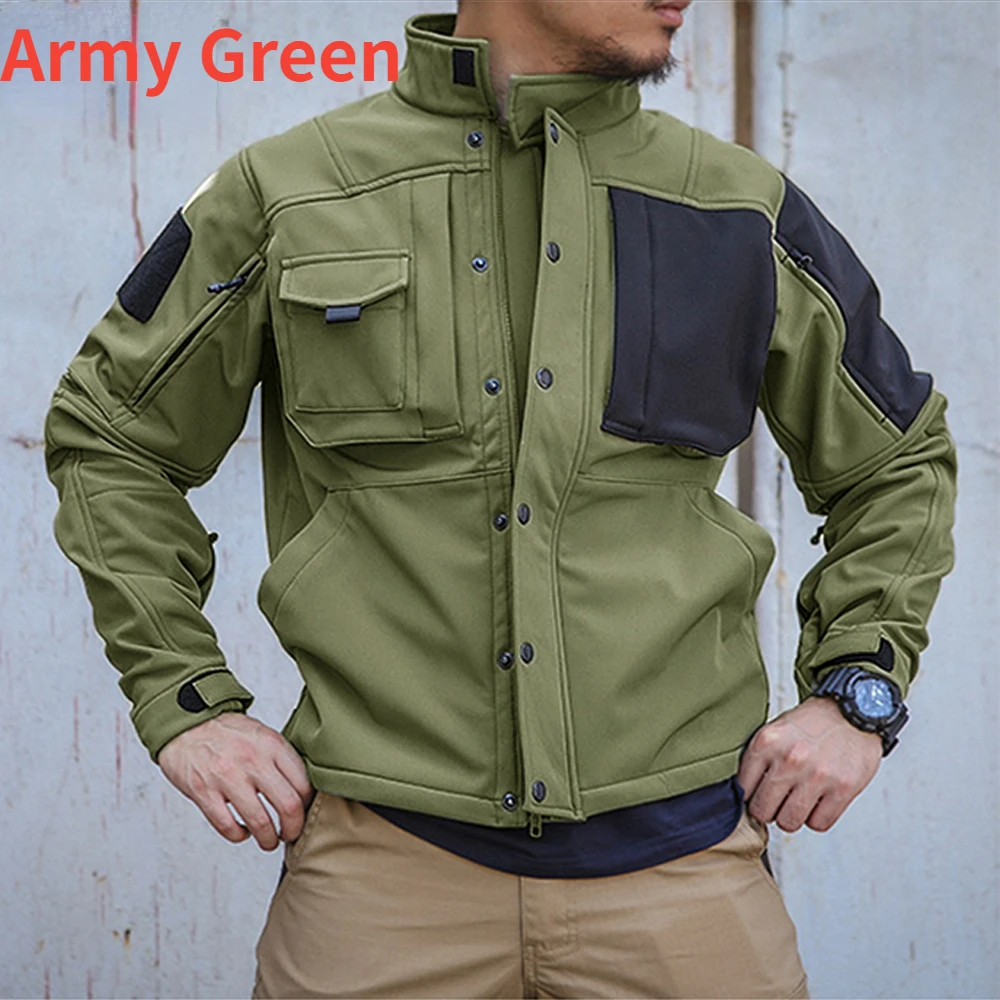 Conjunto tático de pele de tub - Corduroy Jacket Men avaliação e preço