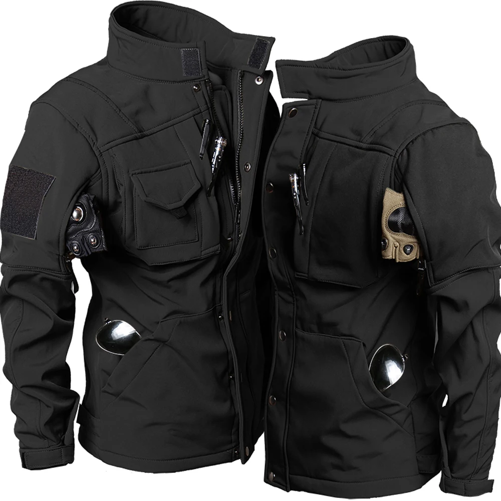 Conjunto tático de pele de tub - Corduroy Jacket Men avaliação e preço