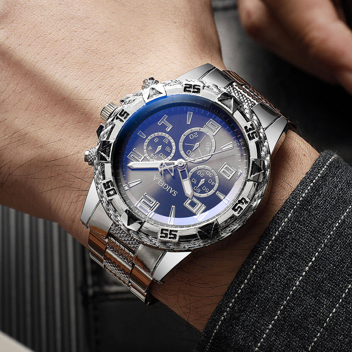 1pc surpresa mistério relógio  - Fashion Mens Watches avaliação e preço