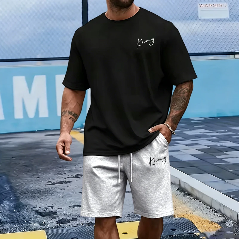 Conjunto Masculino King Letter - Men Fashion King avaliação e preço