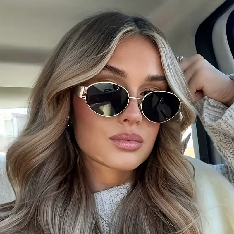 Óculos de Sol Retro com Armaçã - Men'S Fashion Round Glasses avaliação e preço