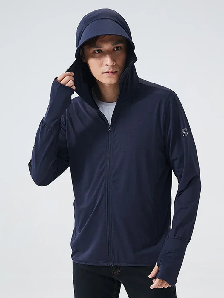 Jaqueta de verão com capuz upf - Corduroy Jacket Men avaliação e preço