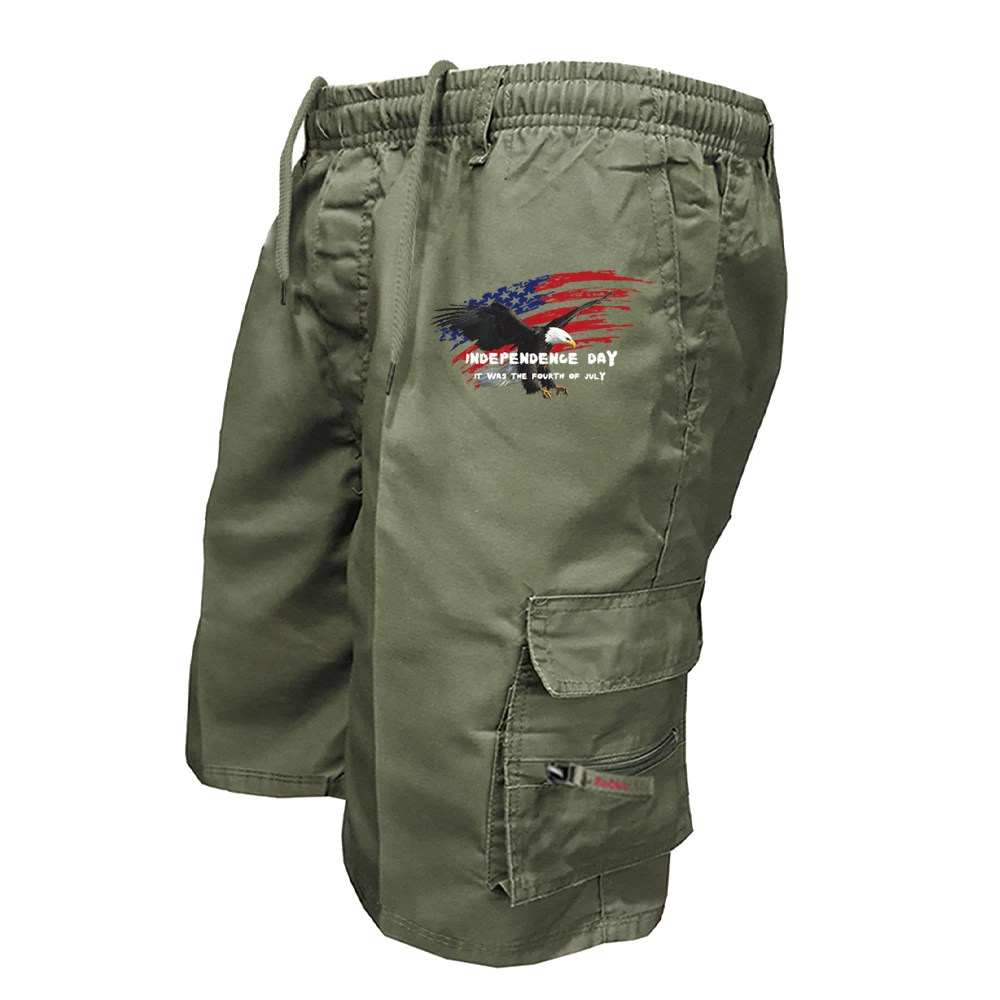 Bermudas Cargo Masculinas Esti - Men'S Fashion Loose Pants avaliação e preço