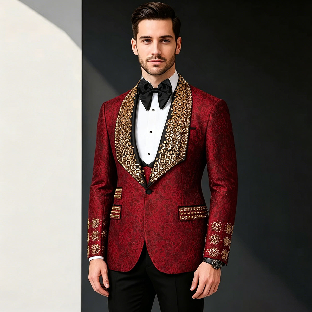Ternos Masculinos de Alta Qual - Slim Fit Blazer Men avaliação e preço