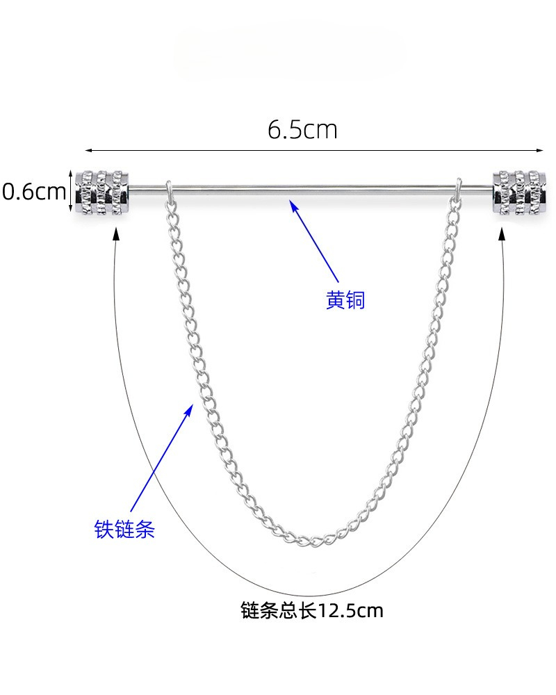 Novo Broche Masculino para Cam - Men'S Fashion Accessories avaliação e preço