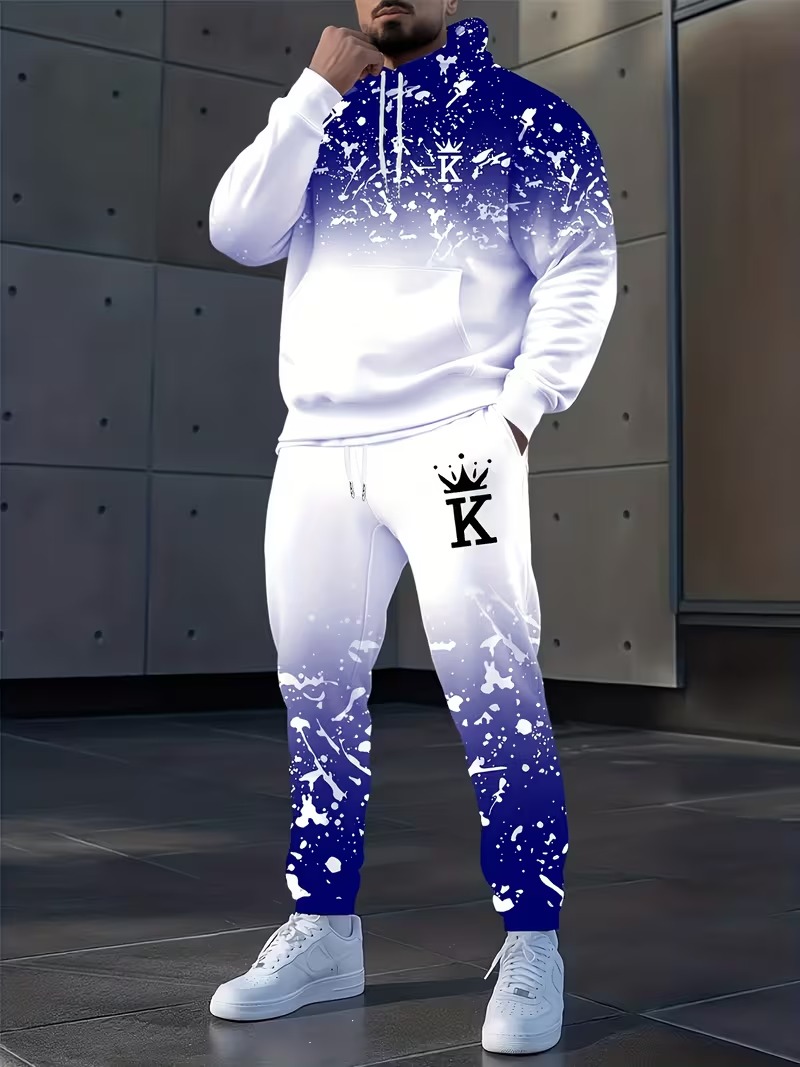 Conjunto de Moletom Masculino  - Men'S Fashion Loose Pants avaliação e preço