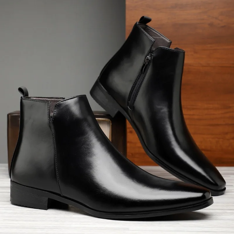 Novas botas masculinas clássic - Chelsea Boots Men avaliação e preço