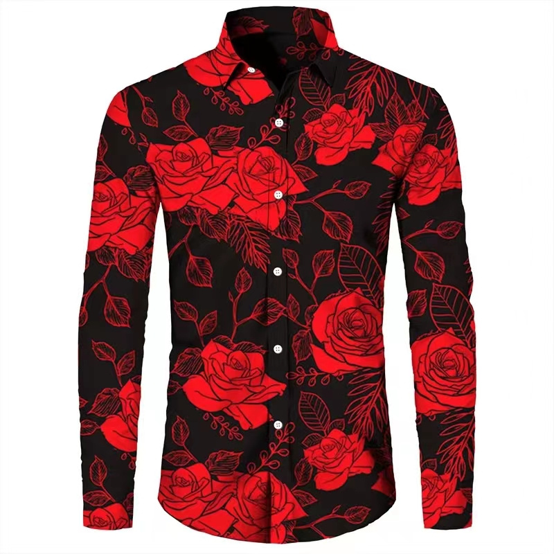 Camisas Masculinas de Manga Lo - Men'S Fashion avaliação e preço