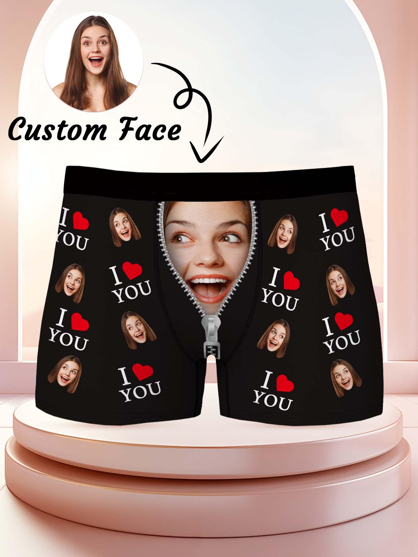 Cuecas boxer masculinas com fo - Men'S Fashion Underwear avaliação e preço