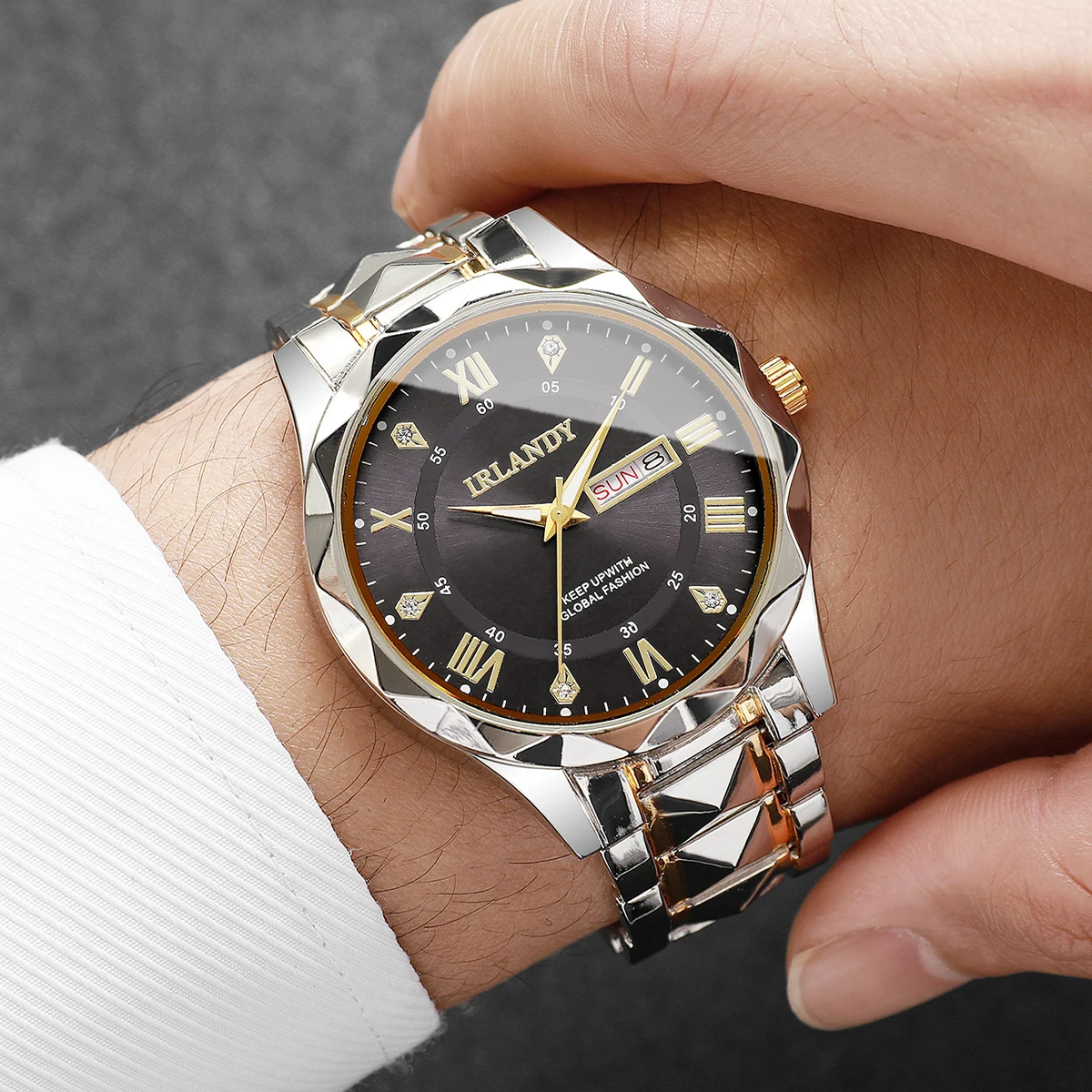 1pc surpresa mistério relógio  - Fashion Mens Watches avaliação e preço
